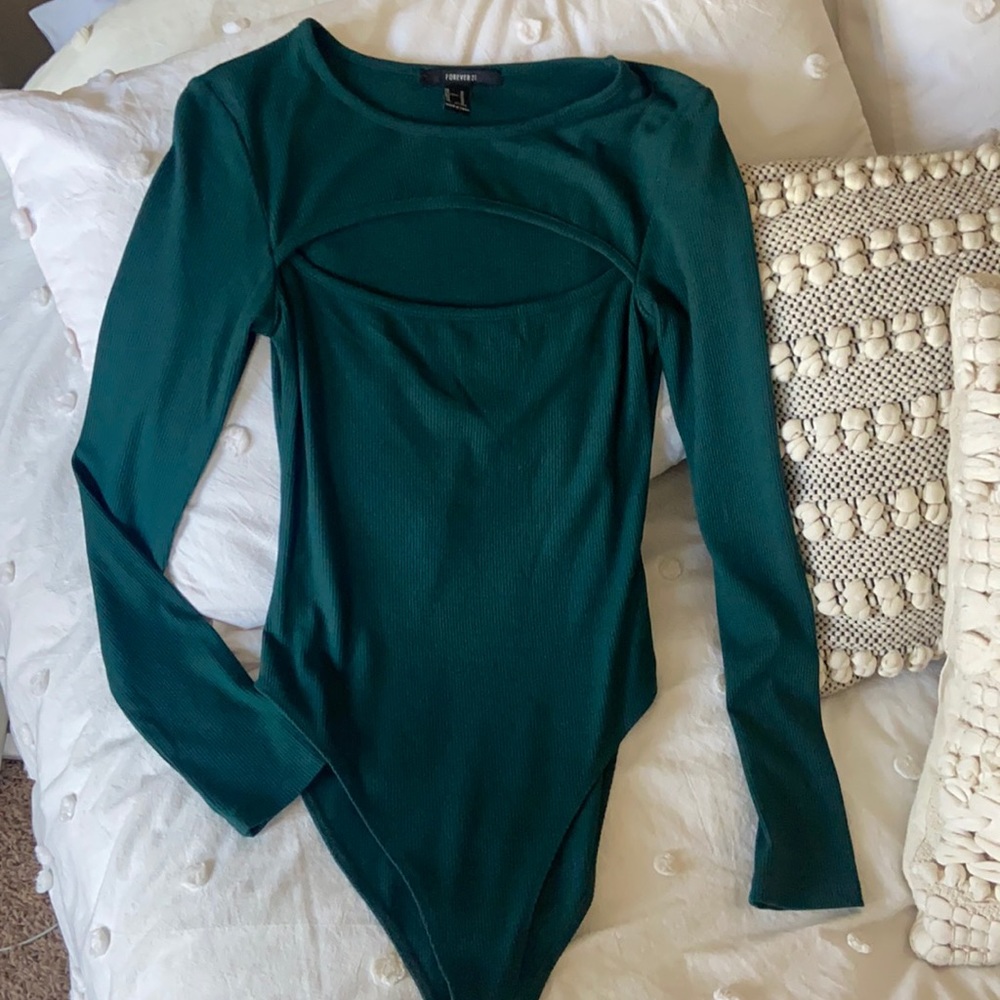 Forever 21 Long Sleeve Bodysuit